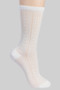 Sheer Diamond Pattern Calf Socks