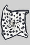Dot Print Silky Square Scarf