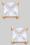 Essential Cz Square Studs