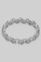Delicate Brass Ring With Alternating Cz Stones