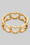 Alternating Heart Cutout Ring