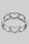 Alternating Heart Cutout Ring