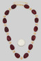 Elegant Stone Pearl And Bead Necklace