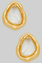 Textured Stone Studs