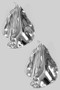 Textured Statement Drop Earrings