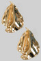 Textured Statement Drop Earrings