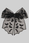 Lacy Bat Bow Hair Clip
