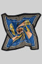 Saddle Stirrup Print Silky Square Scarf