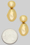 Hammered Tiered Drop Earrings