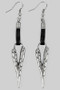 Textured Spike Drop Earrings