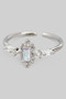 Delicate Classy Cz Ston Brass Ring