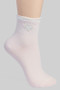 Frilly Opening Heart Ankle Socks