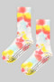 Tie Dye Yoga Socks With Grips