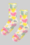 Tie Dye Yoga Socks With Grips