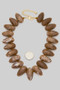 Marbled Stone Beaded Necklace