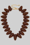Marbled Stone Beaded Necklace