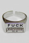 Adjustable Fuck Message Ring