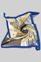 Playful Horse Print Silky Square Scarf