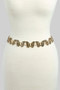 Stone Butterfly Link Chain Belt