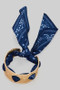 Paisley Scarf Wrapped Cuff Bracelet