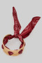 Paisley Scarf Wrapped Cuff Bracelet