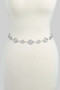 Hammered Spiral And Coin Link Chain Belt