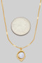 Organic Pearl Pendant Necklace