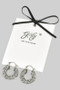 18K Gold Dipped Layered Chain Hoops
