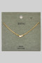 Teardrop Baguette Cz Pendant Necklace