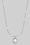 Organic Pearl Pendant Necklace
