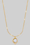 Organic Pearl Pendant Necklace
