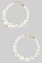 Lavish Pearl Hoops