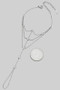 Layered Stainless Steel Hand Chain W Ring Cz Charms