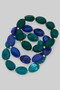 Three Piece Marble Bead Stretch Bracelet Set