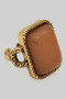 Color Resin Stone Open Ring