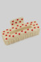 Rectangle Heart Print Hair Clip