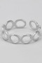 Cutout Circle Link Brass Ring