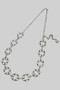 Hexagon Stone Link Chain Belt