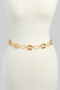 Squared Oval Link Chain Belt