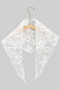 Triangular Embroidered Bow Head Or Shoulder Scarf