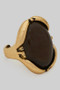 Color Resin Oval Stone Open Ring