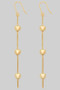 Triple Heart Tiered Drop Earrings