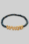 Wwjd Glass Bead Bracelet