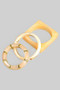Three Piece Acrylic Stretch And Cuff Bracelet Set