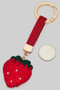 Pave Strawberry Bag Charm Keychain