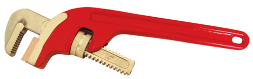 18" Diagonal Pipe Wrench with jaws at 3"