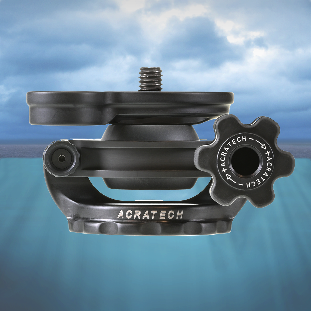 Acratech Leveling Base by the ocean