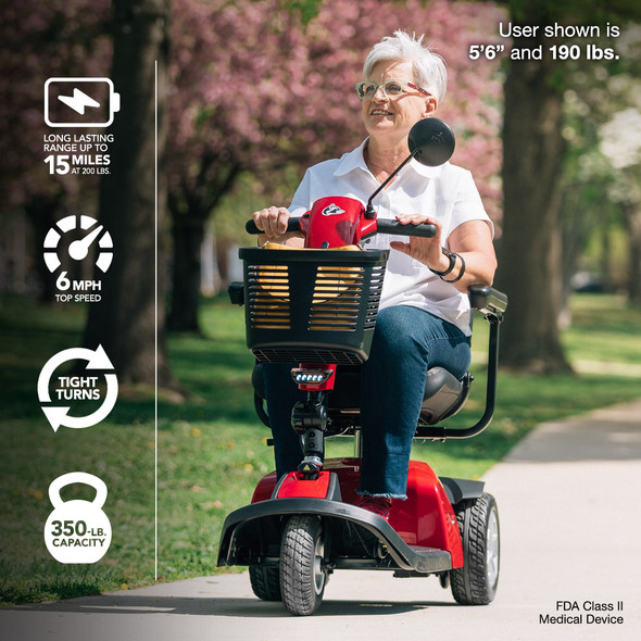 Rascal® Conquest 3-Wheel Mobility Scooter