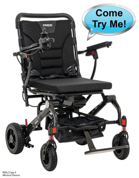 Clearance! Jazzy Carbon 43 pound Folding Power Chair