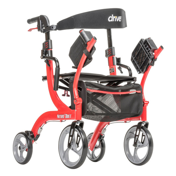 Drive Nitro® Duet Rollator and Transport Chair